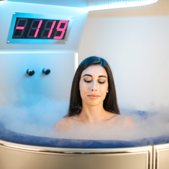 Cryotherapy in beauty and wellness