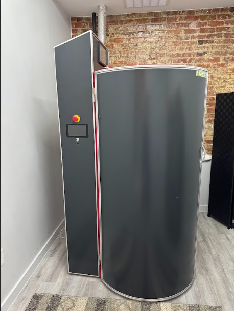 Cryomed one open-top cryotherapy machine