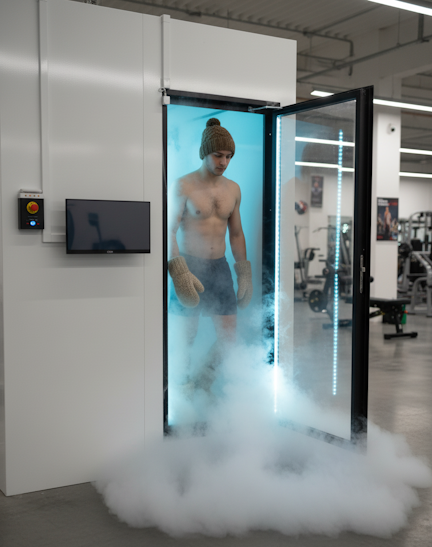 Electric cryotehrapy in a cryochamber