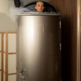 Used cryosense cryosauna front view