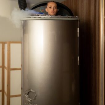 Used cryosense cryosauna front view